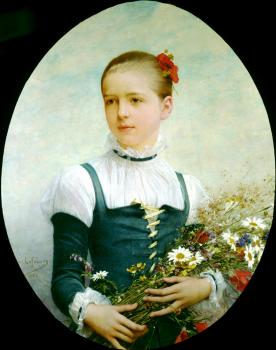 Jules Joseph Lefebvre : Portrait of Edna Barger of Connecticut